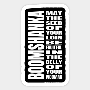 Boomshanka Sticker